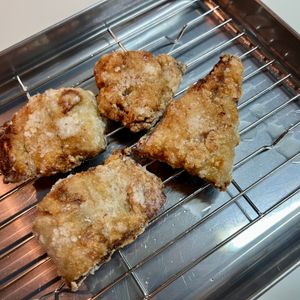 1240992の作ってみた!投稿(子どももやみつき♡【鯖の塩にんにくタツタ】)