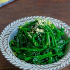 新しいほうれん草の食べ方 ― 塩こんぶ香るぽん酢オイル和え