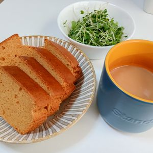 ゆたの作ってみた!投稿(【バナナときな粉の米粉パウンドケーキ】バター無し！しっとり♡)