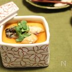 牡蠣のぎん餡がけ茶碗蒸し