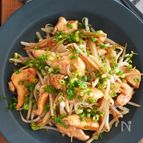 節約満足♪炒め方がポイント！鶏むね肉ともやしのぽん酢炒め