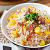 うま味凝縮!とうもろこしとコンビーフの炊き込みご飯