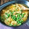 汁だく【えんどう豆の卵とじ】