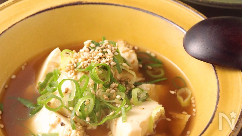 身体を冷やさない 生姜香る温やっこ By 熊橋麻実 くまみ レシピサイト Nadia ナディア プロの料理家のおいしいレシピ