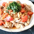 トマトでさっぱり！たれも絶品♡豚肉のトマト入り和風生姜焼き