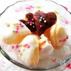 材料はパイシートとチョコレートだけ☆ハートのチョコパイ