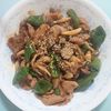 milkの作ってみた!投稿(豚肉とピーマンときのこのオイスター炒め)