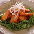 揚げちくわの、チリソース風味