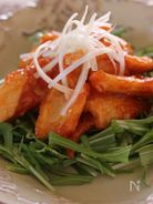 揚げちくわの、チリソース風味