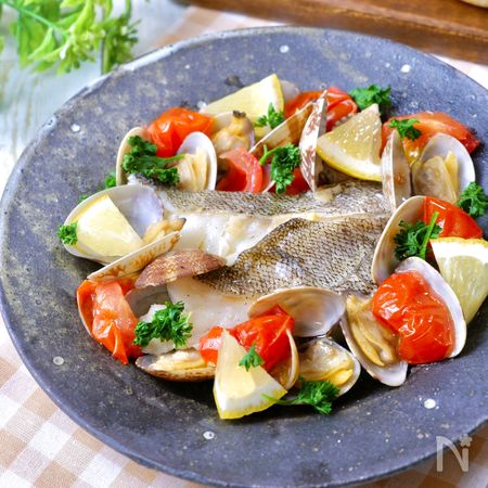 旨み凝縮 タラの切り身のアクアパッツア風 By Rinaty りなてぃ レシピサイト Nadia ナディア プロの料理家のおいしいレシピ