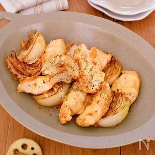 【鶏むね肉のチーズ焼き🧀】ワンパン15分!温活&満足おかず