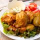 【楽々ヘルシー♡】揚げない！カレー風味唐揚げ