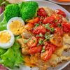 さっぱり美味【トマトレモンチキン】うどんスープで味付け1つ!の工程5