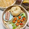 【せいろで朝食】アスパラとミニトマトのモーニングプレート