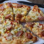 こねない！ズボラな米粉のピザパン風