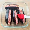 【なすの豚バラ挟み蒸し】レンジで簡単!の工程2