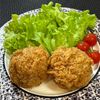 楽ラク手抜キッチン🐶🐾の作ってみた!投稿(【お弁当おかず】下味しっかりめが美味♪「メンチカツ」)