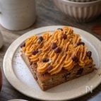 【しっとりふんわり】りんごと小豆のケーキ