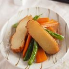 さつま揚げとさやいんげんのオイスター煮