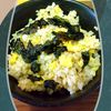 チョロリスの作ってみた!投稿(【炒り卵と韓国のりの混ぜごはん】レンジで簡単！混ぜるだけ◎)