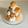 こどもの日シュークリームタワーの工程2