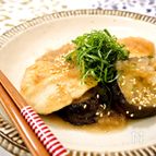 夏バテ予防・ダイエットにも！カジキとナスのおろし煮