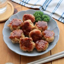 冷凍しても柔らかい！豚こまチーズボール