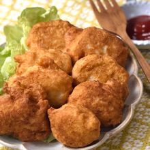 【豆腐と鶏肉のふわふわナゲット】簡単&節約!子供が喜ぶ♡