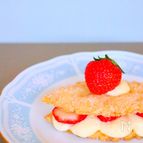 【簡単お菓子デザート】リーフパイで作るナポレオンパイのレシピ