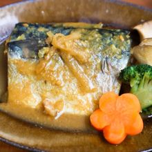 鯖のカレー味噌煮