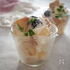 【夏のひんやりおやつ】桃のパルフェ