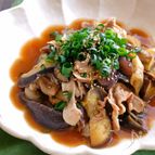 レンジで簡単！なすと豚バラのさっぱりレンジ蒸し