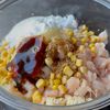 【くしゅくしゅチーズピーマンの肉詰め】節約/かさましの工程3