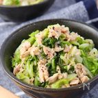 このシンプルがツボにハマる♪白菜とツナのやみつきサラダ