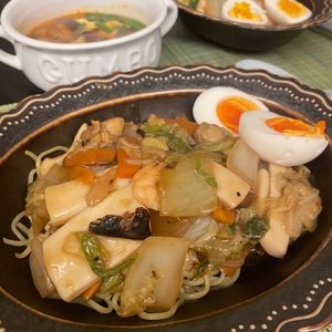 みっさキッチンの作ってみた!投稿(シーフードミックスで＊海鮮あんかけ焼きそば)