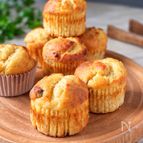 バター不使用！ふわふわ米粉バナナマフィン