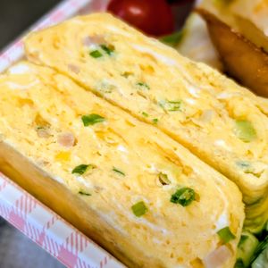 まゆのの作ってみた!投稿(紅生姜入り玉子焼き【簡単お弁当おかず】)