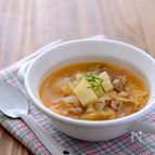 ハーブ豚こまの野菜たっぷりスープ