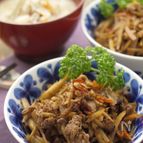 ピリ辛＊ごぼうと牛肉の炒め物〜オイスターソースで濃旨