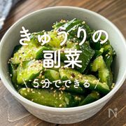 5分で簡単！きゅうりの副菜｜夢中になる美味しさ♪