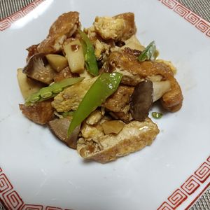 ハシガミダイコウの作ってみた!投稿(エリンギと厚揚げのオイスターソース炒め)