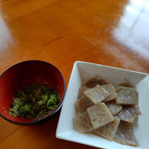 646469の作ってみた!投稿(【ネギ塩こんにゃく】まるでタン塩食感♡)
