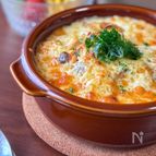 ジャガイモだけで🥔✨とろけるカレーポテトグラタン🫕