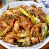 行列の定食屋さんの🍚豚肉とトロねぎの♪おかかポン酢炒め🤩の工程5