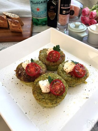 お豆腐でヘルシ～！セロリの葉っぱのスフォルマート