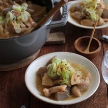 我が家のもつ煮込み。