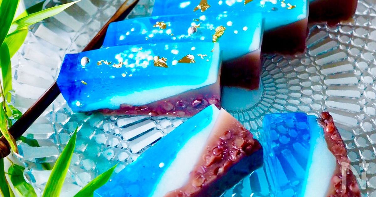 【キラキラ輝く七夕スイーツ】空き缶利用の☆天の川ゼリー☆