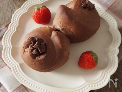 バレンタインにもおすすめ チョコチップパン By 楠本 睦実 レシピサイト Nadia ナディア プロの料理家のおいしいレシピ