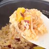 【秋の味♡】さつまいもとキノコの味噌バターごはんの工程5