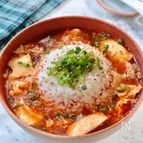 簡単ヘルシー！うま辛お豆腐クッパ